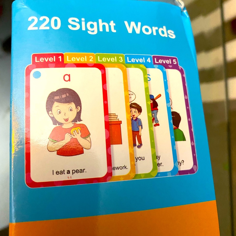 Conzy Dolch Sight Words Flash Cards for K-3rd grade